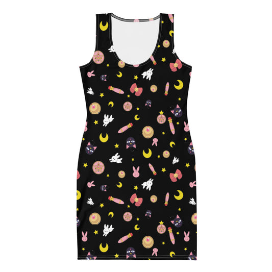 Sailor Moon Fitted Dress